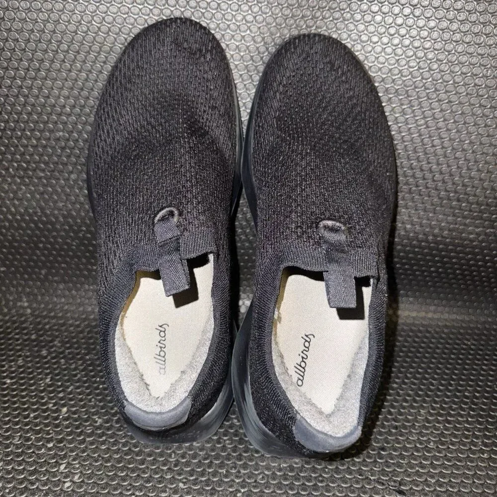 Allbirds Tree Dasher Relay Laceless Black Comfort Casual Shoe Women’s Size 10.5